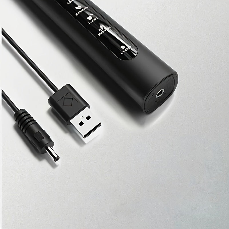 Fairywill Electric Toothbrush For Adults, USB Rechargeable With Brush Heads, 5 Cleaning Modes, Smart Timer, 3-Hour Fast Charge