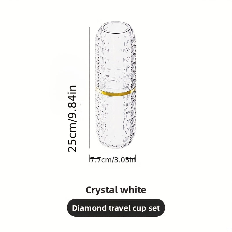 Travel Toiletry Cup, Portable Toothpaste, Toothbrush Cup, Tooth Cup Storage Box, Travel Supplies, Household Mouthwash Cup, Complimentary Balloon