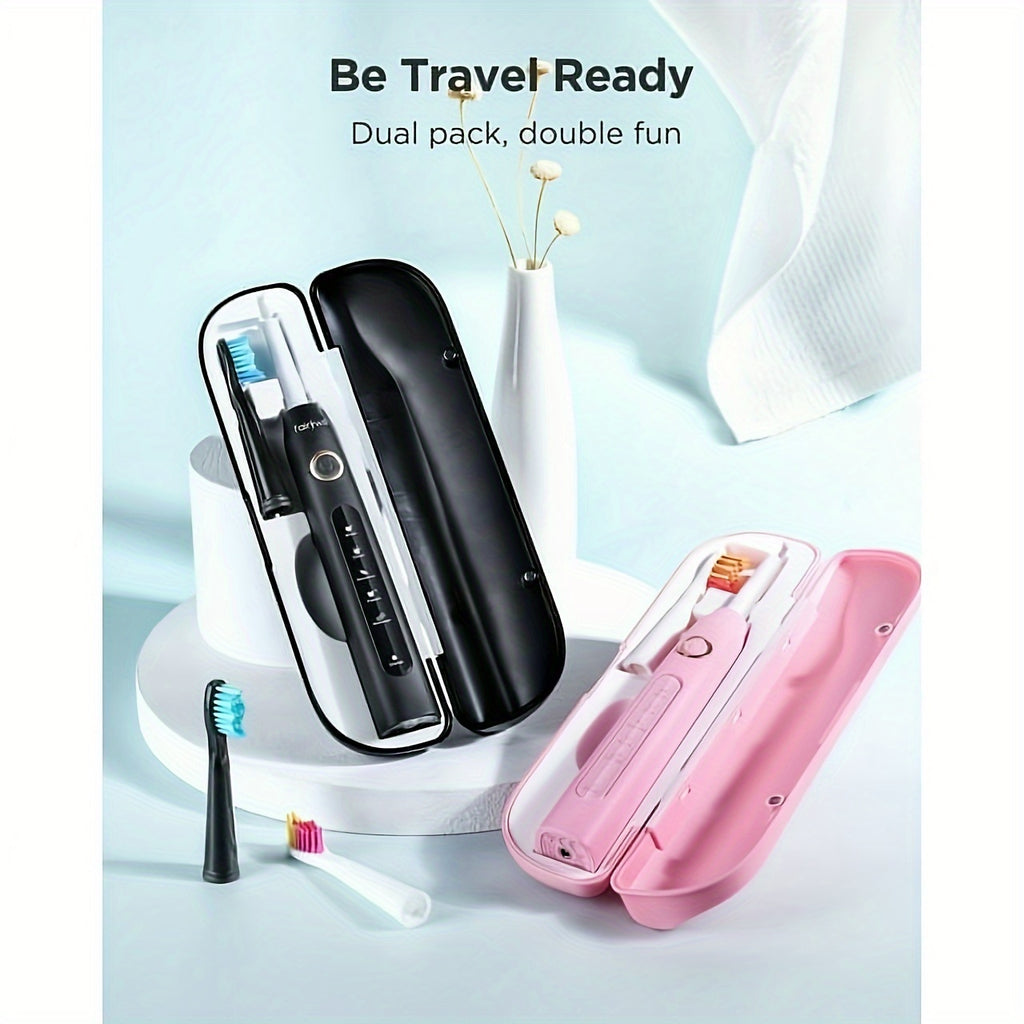 Fairywill Electric Toothbrush For Adults, USB Rechargeable With Brush Heads, 5 Cleaning Modes, Smart Timer, 3-Hour Fast Charge