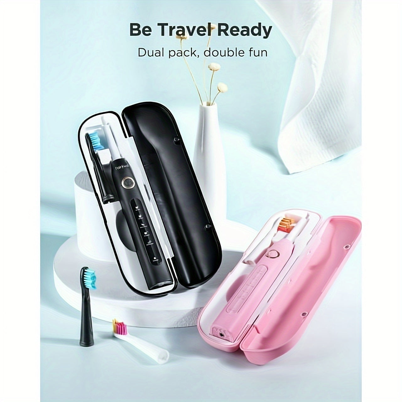 Fairywill Electric Toothbrush For Adults, USB Rechargeable With Brush Heads, 5 Cleaning Modes, Smart Timer, 3-Hour Fast Charge