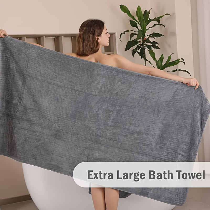 4pcs Super Soft Microfiber Bath Towels - Extra Large 34.6x67in, Super Absorbency and Softness, Suitable for Shower, Hotel, Sauna - Multiple Colors Available