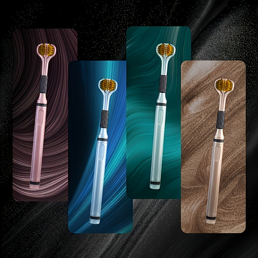 1\u002F4-Pack Manual Toothbrushes, Deep Clean, Triple Layer Wrapped, Ultrafine Fiber Bristles, Oral Care, Personal Hygiene, Home Health Supplies