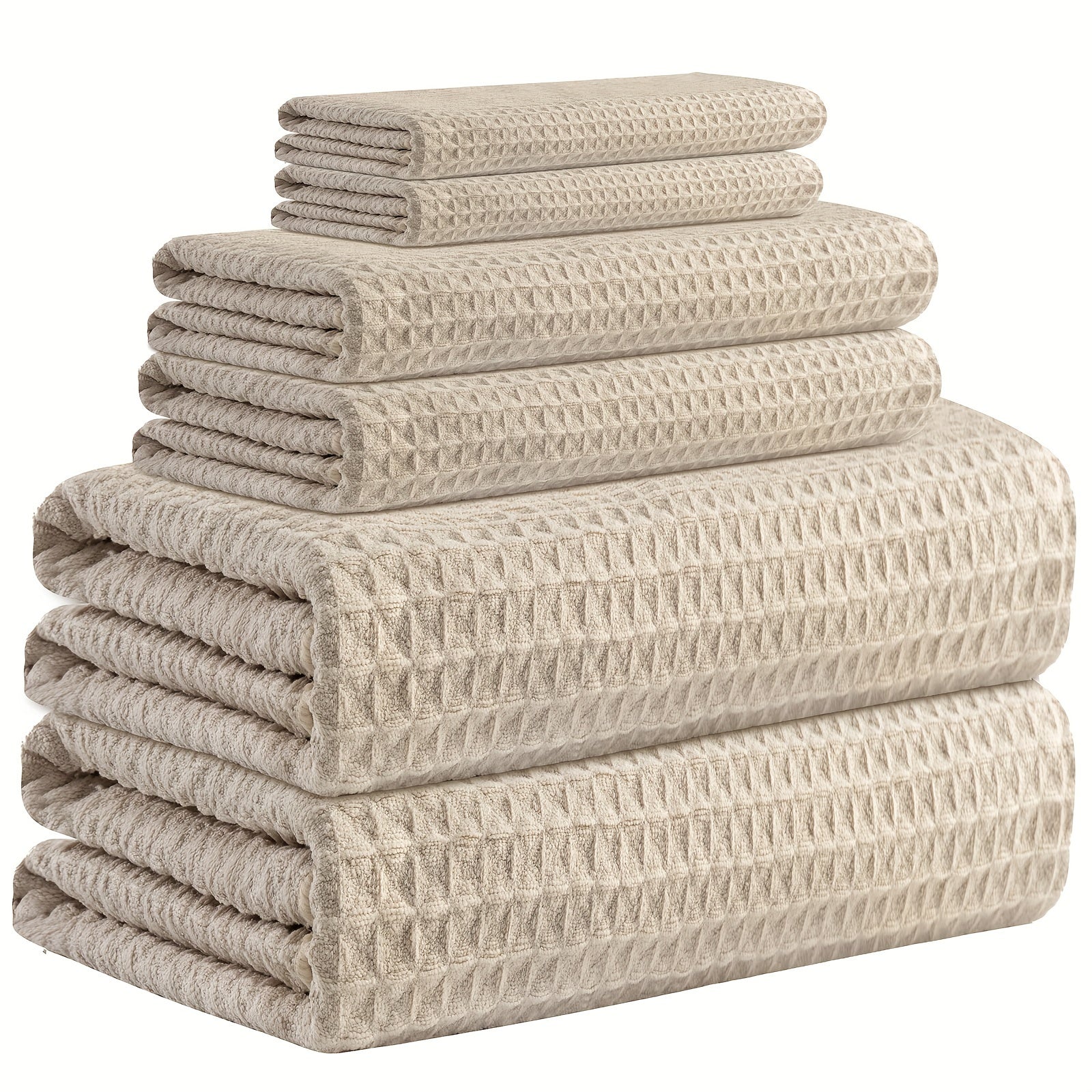 Bath Towels Microfiber Set Towel Set 6 Piece Oversize, 60 x 30 in., Quick Dry Lint Free