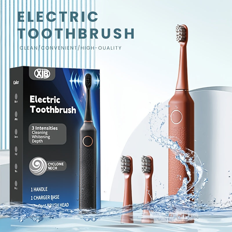 2025 Latest Smart Electric Toothbrush, Unique Design, With 2 Replaceable Brush Heads, USB Charging, Deep Cleaning Of The Mouth, Protection Of Tooth Enamel, Whitening Teeth, Is A Great Gift For Yourself, Family, Friends, Festive Father'S Day Gift