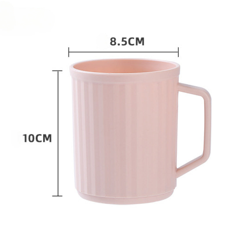 High-End Mouthwash Cup for Home Use, Toothbrushing in Bathroom, Couple'S Toothbrush Holder, Large Capacity, Thickened with Handle