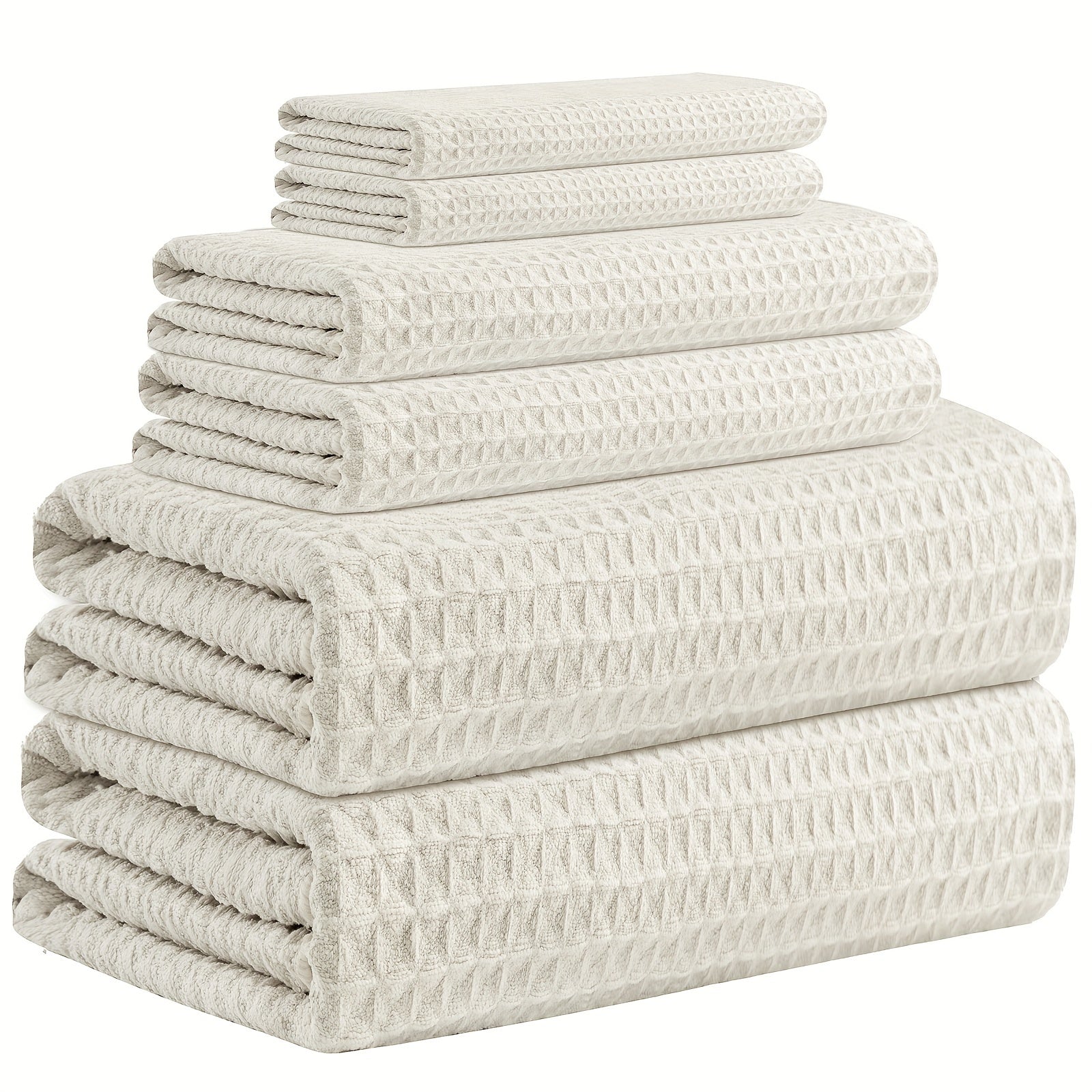 Bath Towels Microfiber Set Towel Set 6 Piece Oversize, 60 x 30 in., Quick Dry Lint Free