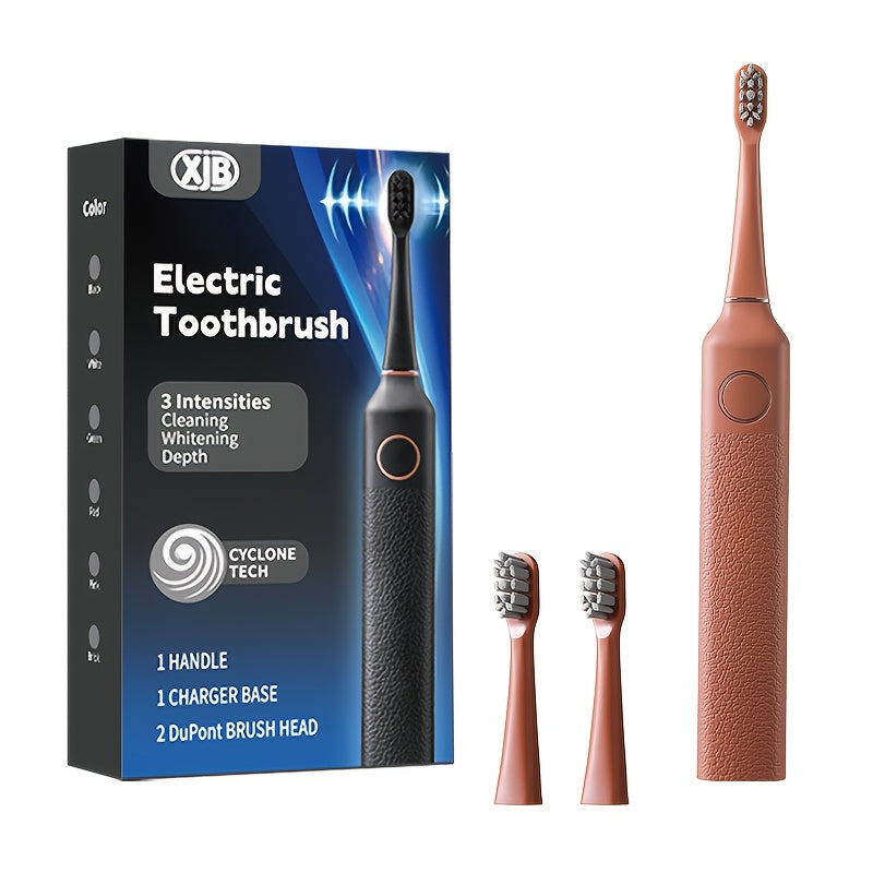 2025 Latest Smart Electric Toothbrush, Unique Design, With 2 Replaceable Brush Heads, USB Charging, Deep Cleaning Of The Mouth, Protection Of Tooth Enamel, Whitening Teeth, Is A Great Gift For Yourself, Family, Friends, Festive Father'S Day Gift
