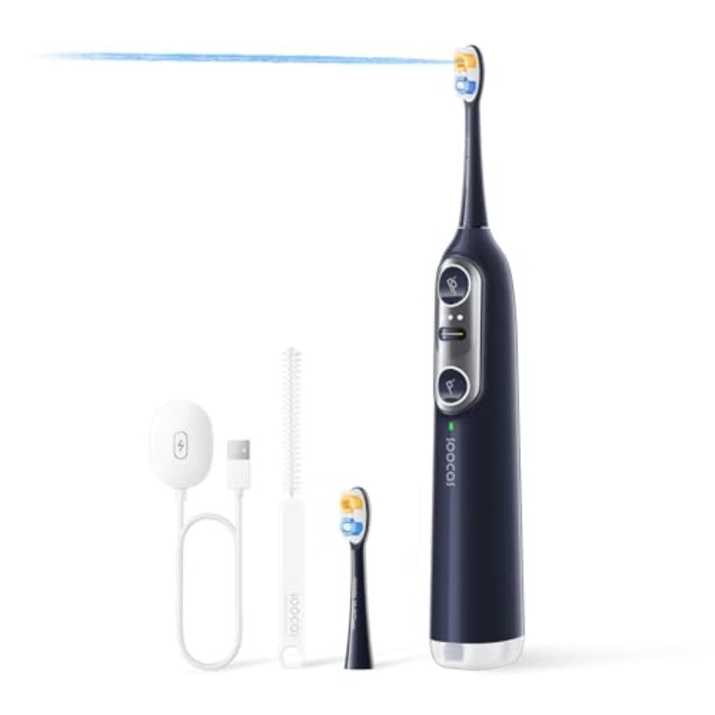 NEOS II - Electric Toothbrush with Water Flosser Sonic Electric Toothbrush for Adults Cordless Water Flosser for Travel Portable Oral Irrigator Up to 100% Plaque Removal Dark Violet