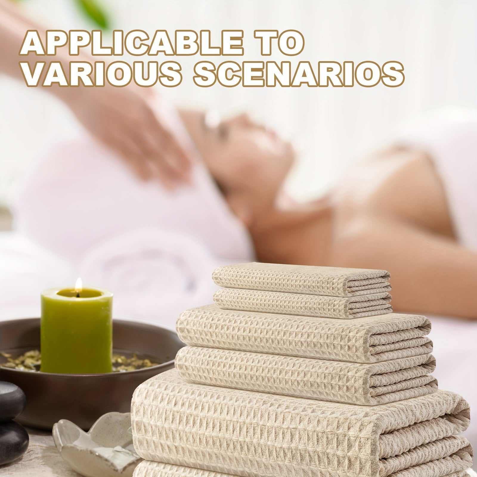 Bath Towels Microfiber Set Towel Set 6 Piece Oversize, 60 x 30 in., Quick Dry Lint Free